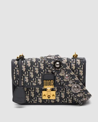 Dior Oblique Denim Medium C’est oblique Jacquard Shoulder bag