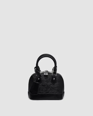 Louis Vuitton Nano Alma Epi Leather Black
