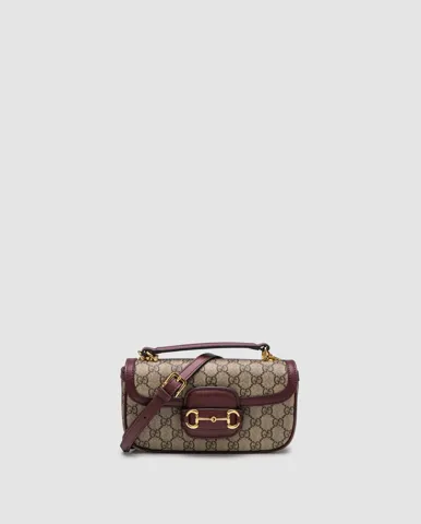 Gucci Horsebit 1955 Bag Beige/Burgundy