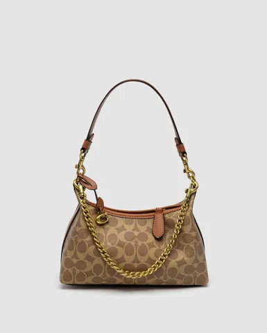 Coach Juliet Bag In Signature Canvas Beige/Gold