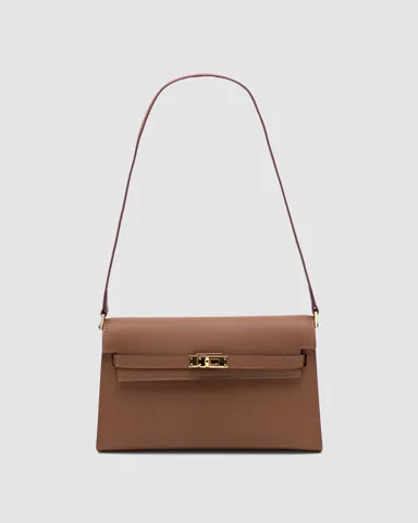 Hermes Kelly Pochette Brown/Gold