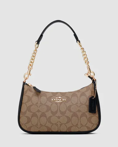 Coach Teri Shoulder Bag In Signature Canvas(інша підкладка)